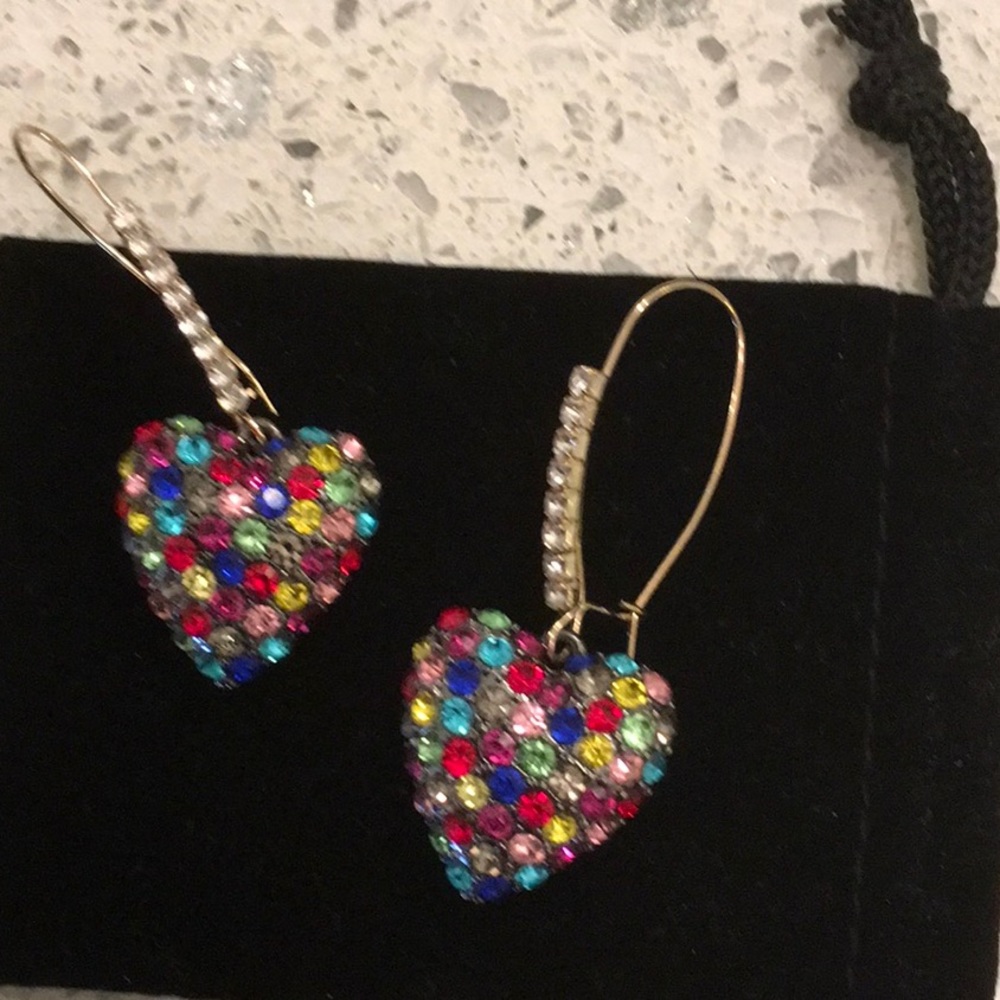 Besty Johnson earrings multi color stones